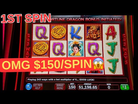 1st SPIN $75/SPIN RISING 🐉 UNLEASHED 🐉 TWIN Triple Fortune Dragon