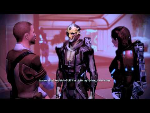 Jenn Mass Effect 2 HD 47 - Talking to Bailey & Mouse on Thane's Loyalty Mission  - Citadel C