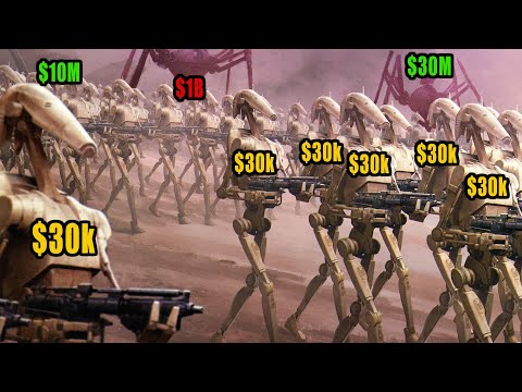 The CRAZY Cost of the Separatist Droid Army...