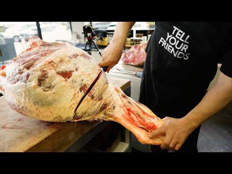 How a Master Butcher Breaks Down a Beef HINDQUARTER Into Every Cut