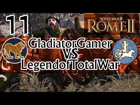 Total War: Rome 2 Head to Head - GladiatorGamer vs LegendofTotalWar #11
