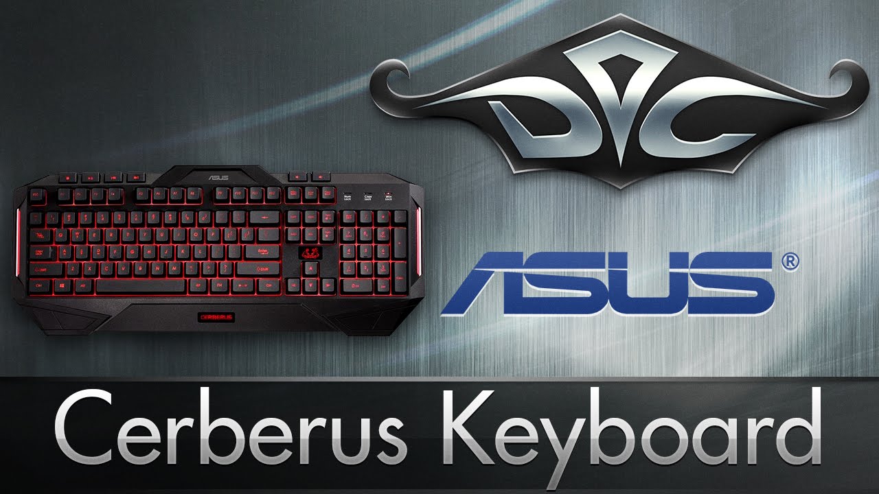 Клавиатура Asus CERBERUS черный USB Multimedia LED