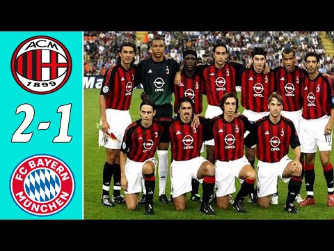 AC Milan 2-1 Bayern Munich | Highlights & Goals | Champion League 2002/2003