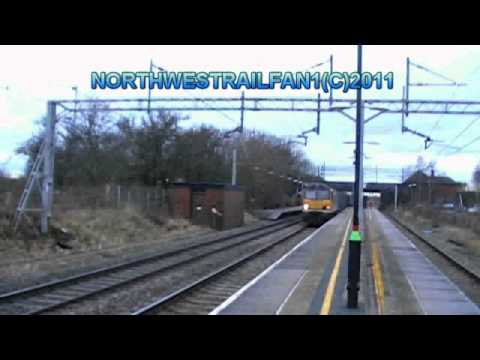 DBS CLASS 92007 WAS WORKING THE (4M63) INTERMODAL TRAIN AT ACTON BRIDGE ON THE 04.01.2011