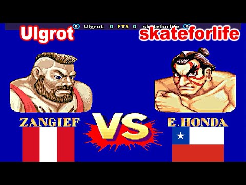 Street Fighter II': Champion Edition - Ulgrot vs skateforlife FT5