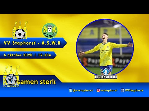 VV Staphorst - ASWH | KNVB Beker | LIVESTREAM