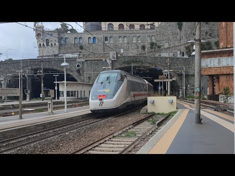 IC 641 Ventimiglia - Milano Centrale, E.414 ICS e vetture FB in arrivo a Genova P. Principe