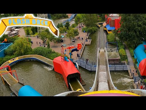 Flash Back 4K Front Seat POV - Walibi Belgium