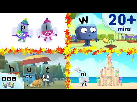 四季的英文拼寫遊戲🌱🌞🍂⛄｜兒童學習讀寫｜Alphablocks (Spelling Through the Seasons 🌱🌞🍂⛄ | Learn to Read and Spell for Kids | Alphablocks)