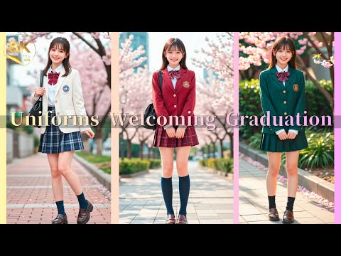 【卒業...】Fashionable School Uniform Designs That Shine at Graduation Ceremonies「卒業制服」コレクション