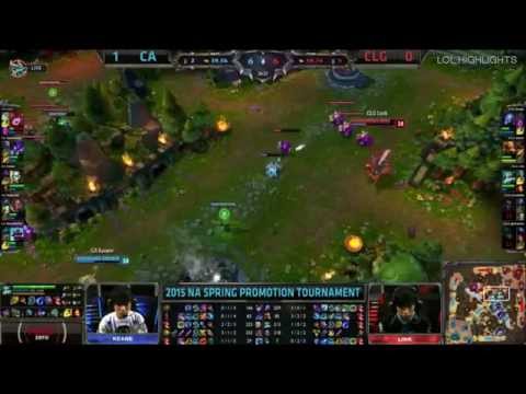LoL Highlights   CLG vs Curse Academy Game 2 S5 NA LCS Spring Promotion Bo5 Highlights Counter Logic
