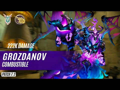 222K DAMAGE grozdanöv DROGOZ PALADINS COMPETITIVE (MASTER) COMBUSTIBLE