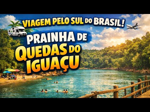 VIAGEM PELO SUL DO BRASIL - PRAINHA DE QUEDAS DO IGUAÇU - GOPRO 4K ULTRAHD