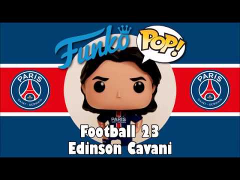 Paris Saint-Germain football team Edinson Cavani Funko Pop unboxing (Football 23)