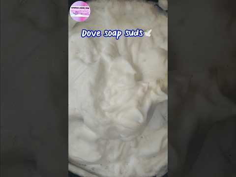 ASMR  🧼Thick soap suds play🧼 Soaked soap🤍🫧 #shorts #asmrsponge #spongesqueezing #soap