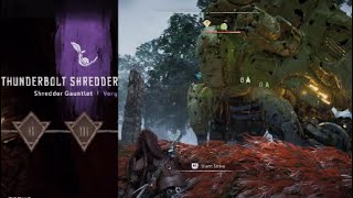 Horizon Forbidden West Behemoth Farming Strategy To Unlock the Thunderbolt Shredder Gauntlet