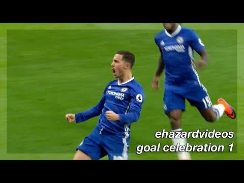 Eden Hazard / goal celebration 1