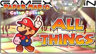 All Thing Card Animations in Paper Mario: Color Splash (+ Bowser's Castle & SMB3 Warp Whistle)