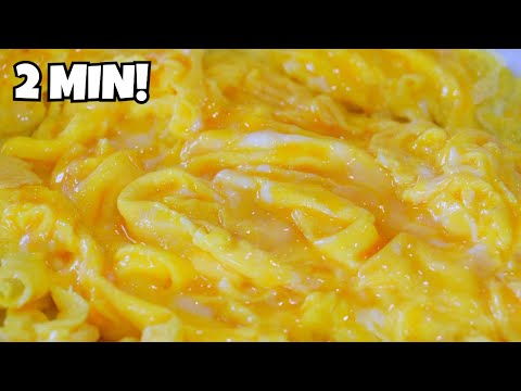 2-Min Chinese Scrambled Eggs—Only Need 3 Ingredients!