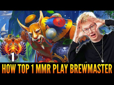 Thats How The TOP 1 MMR EU SABERLIGHT Is Playing Brewmaster At Offlane - Dota 2 Highlights