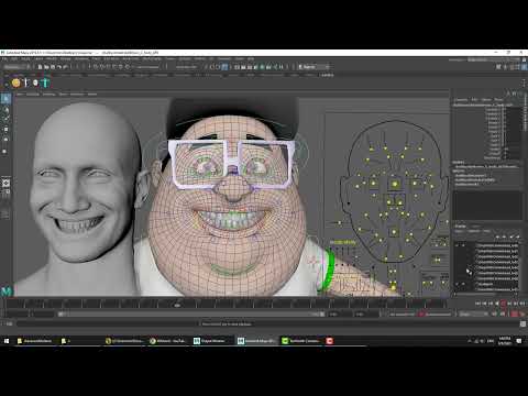 Metahuman Animator to AdvancedSkeleton, Face ROM (Range of Motion) Test