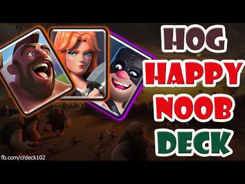 Hog Valkyrie Executioner Deck 👍👍👍 Hog Happy Noob Clash Royale Deck