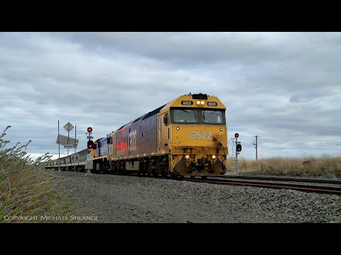 Broad Gauge Pacific National Grain Train  (23/12/2020) - PoathTV Australian Trains & Railways
