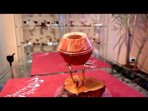 Brand new briar pipe PARONELLI calabash reverse system - www.paronellipipe.it