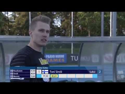 Yleisurheilun Tähtikisat Lappeenranta 3.6.2015 - Mens javelin