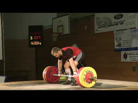 Simon Brandhuber, Stoßen 160 kg