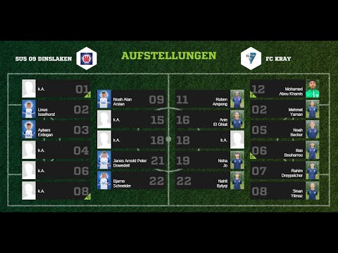 09.10.2021 SUS 09 DINSLAKEN U17  vs FC Kray U17