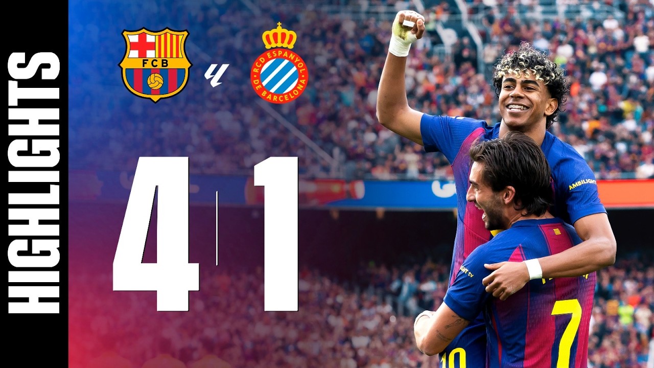 FC BARCELONA 4 vs 1 ESPANYOL |  LALIGA 2025/26 MD 31 🔵🔴