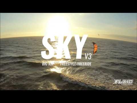 Fluid kiteboarding - SKY V3 - 2020