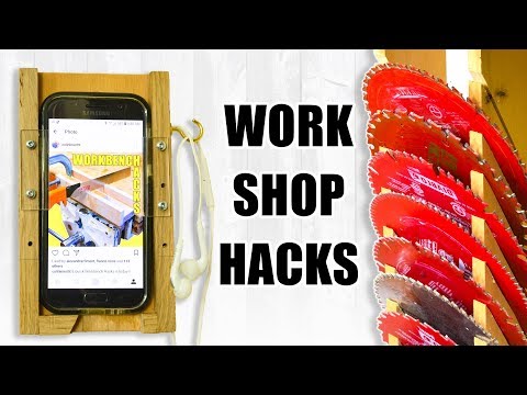 5 Quick WORKSHOP Hacks /  Woodworking Tips and Tricks