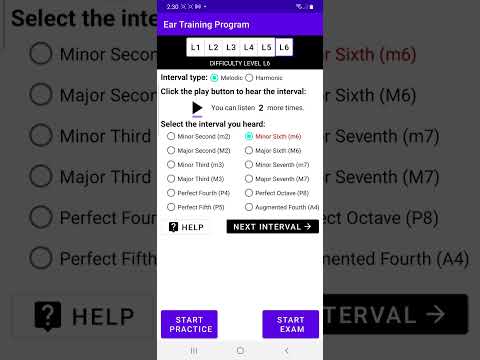 Ear Training Program-Intervals