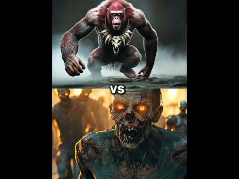 Scare King vs Zombies vs Gaint Creatures (Godzilla, Wendigo, King Kong, Werewolf, Yeti, T Rex, )