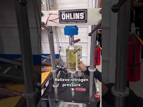Ohlins shock piggybag technology at test 🔥😍 #ohlins #ttx #zerounobikes