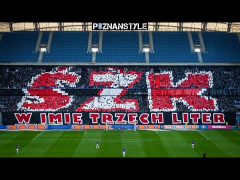 LECH POZNAŃ- Widzew Łódź (04.09.2022): doping i oprawa