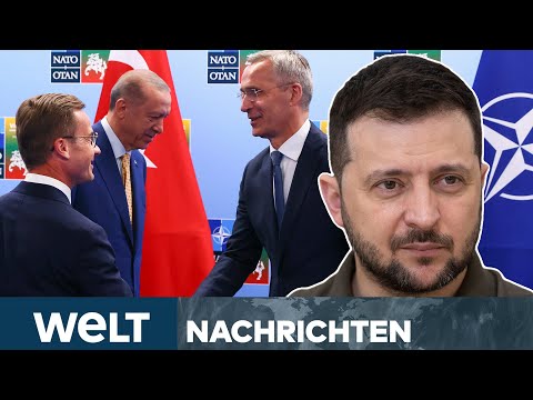 Video Thumbnail: UKRAINE-KRIEG: Erdogan brüskiert EU vor NATO-Gipfel mit Schweden-Deal | WELT STREAM