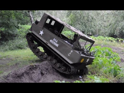 M29 Weasels playing in the mud