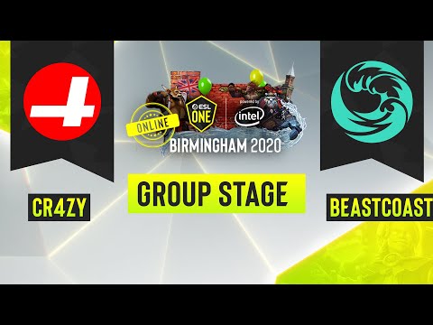 Dota2 - CR4ZY vs. Beastcoast - Game 3 - ESL One Birmingham 2020 - Group Stage - NA
