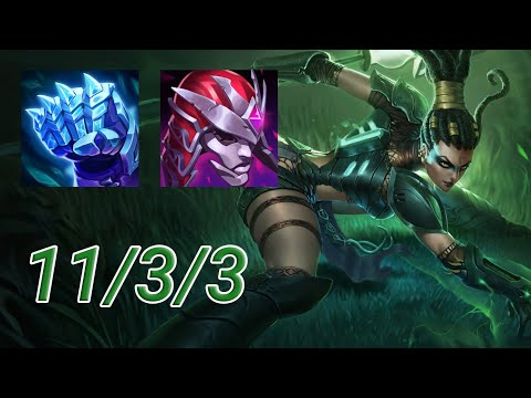 Nidalee Top VS Renekton | KR Master Patch 13.18