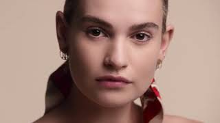 Lily James for Burberry Matte Glow Campaign