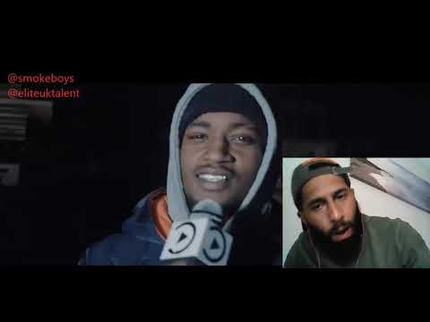 SmokeBoys Sleeks x Inch x DeePee x Littlez - lightwork freestyle, eliteuktalent reaction video.