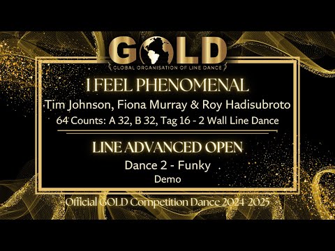 GOLD 2024 Line Advanced Open - Dance 2: Funky "I Feel Phenomenal" - Demo with music