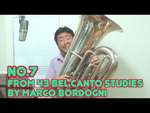 【Solo・ソロ】No.7 from 43 BEL CANTO STUDIES by Marco Bordogni ボルドーニ