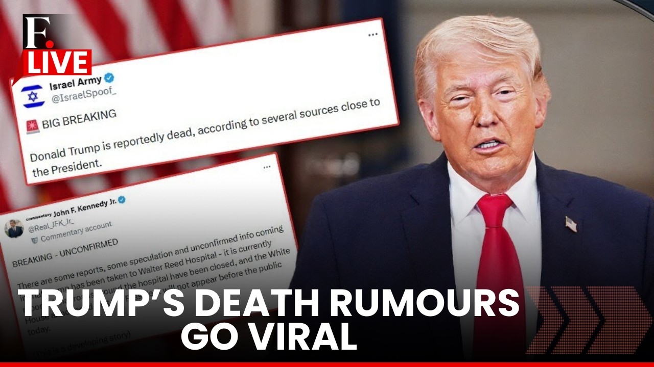 LIVE: Trump’s Death Rumours Flood X, White House Responds | Firstpost America | N18G