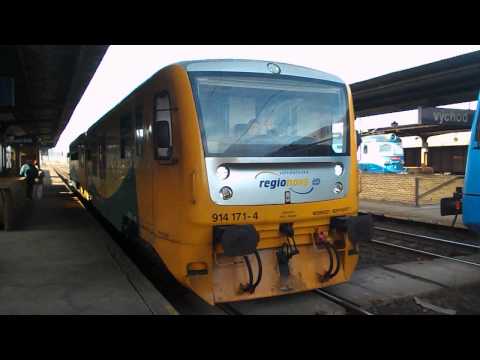 Odjezd vlaku Os 6743 (ČD 814.171) - Most, 2. 3. 2013