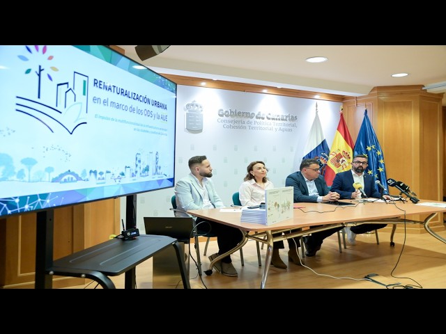 Presentación de la hoja de ruta para la renaturalización urbana de las Islas