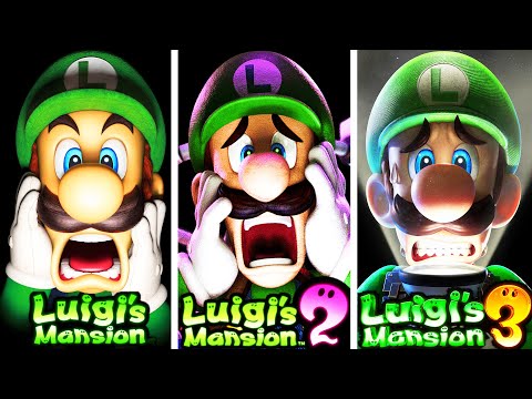 Luigi's Mansion Trilogy - Full Games Walkthrough HD